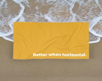 Funny Vacation Beach Towel for Nap Lovers or Suggestive Humor