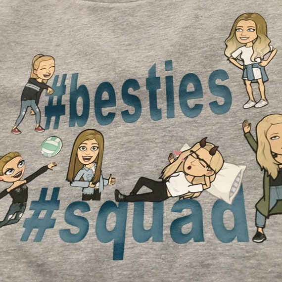Bitmoji Besties Shirt Etsy