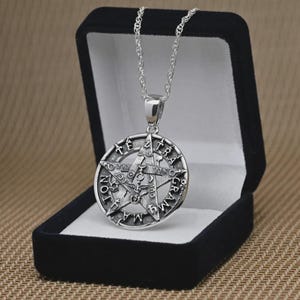 Colgante Tetragrammaton Plata Fina 925, Todos Los Símbolos, Tetragrammaton Pendant in Fine 925 Silver, All the Symbols