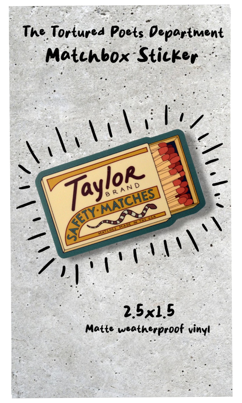 Tortured Poets Department Sticker Sheet. Stap Cosmic Love. TTPD. Swiftie. The Eras Tour. Song Lyric. Waterproof Vinyl. Taylors Version. Midnights. Beam Me Up. Taylorsnation. Swiftie gift. Taylor Swift. Matches.