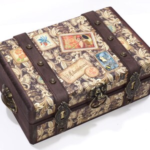 TUTORIAL: Tropical Travelogue Steamer Trunk and Mini Album Personal Use Only image 2