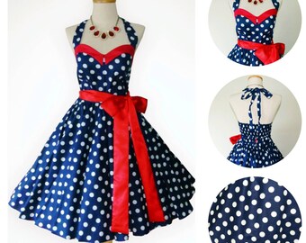 Shusuen Women American Flag Printed Swing Dresses Vintage Tea Dress Star Striped Midi Floral Skirt