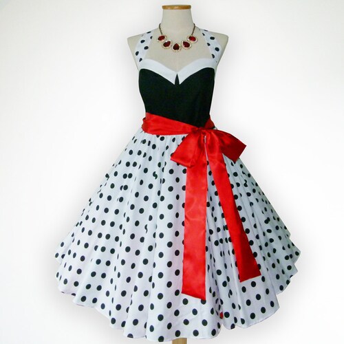 1950s Pin up Wedding Dress mindy Tea Length Style | Etsy UK