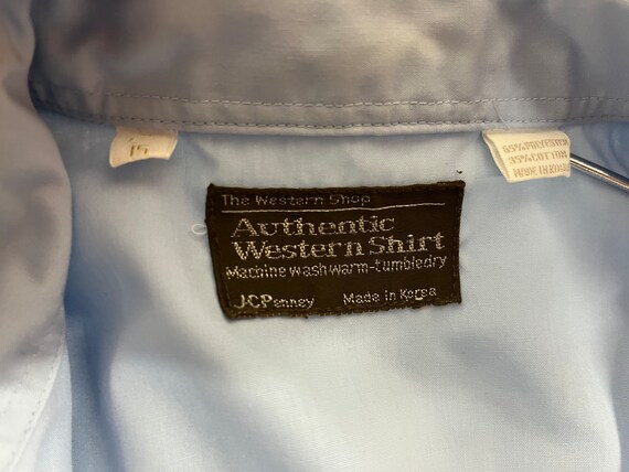 Vintage Authentic Western Shirt by JCPenny Short … - image 3