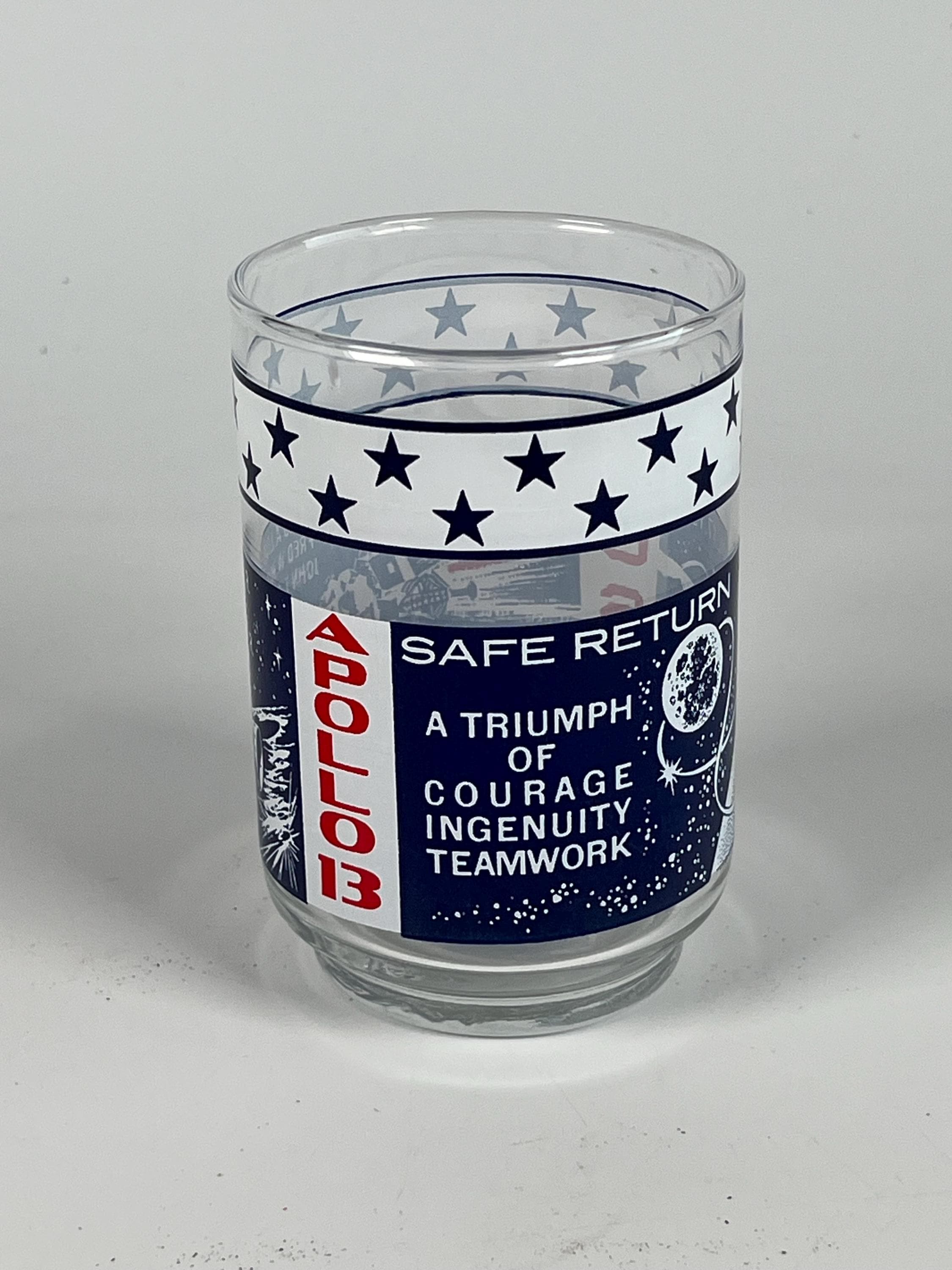 Vintage 1970 Apollo 13 Collector Series Glass - Etsy