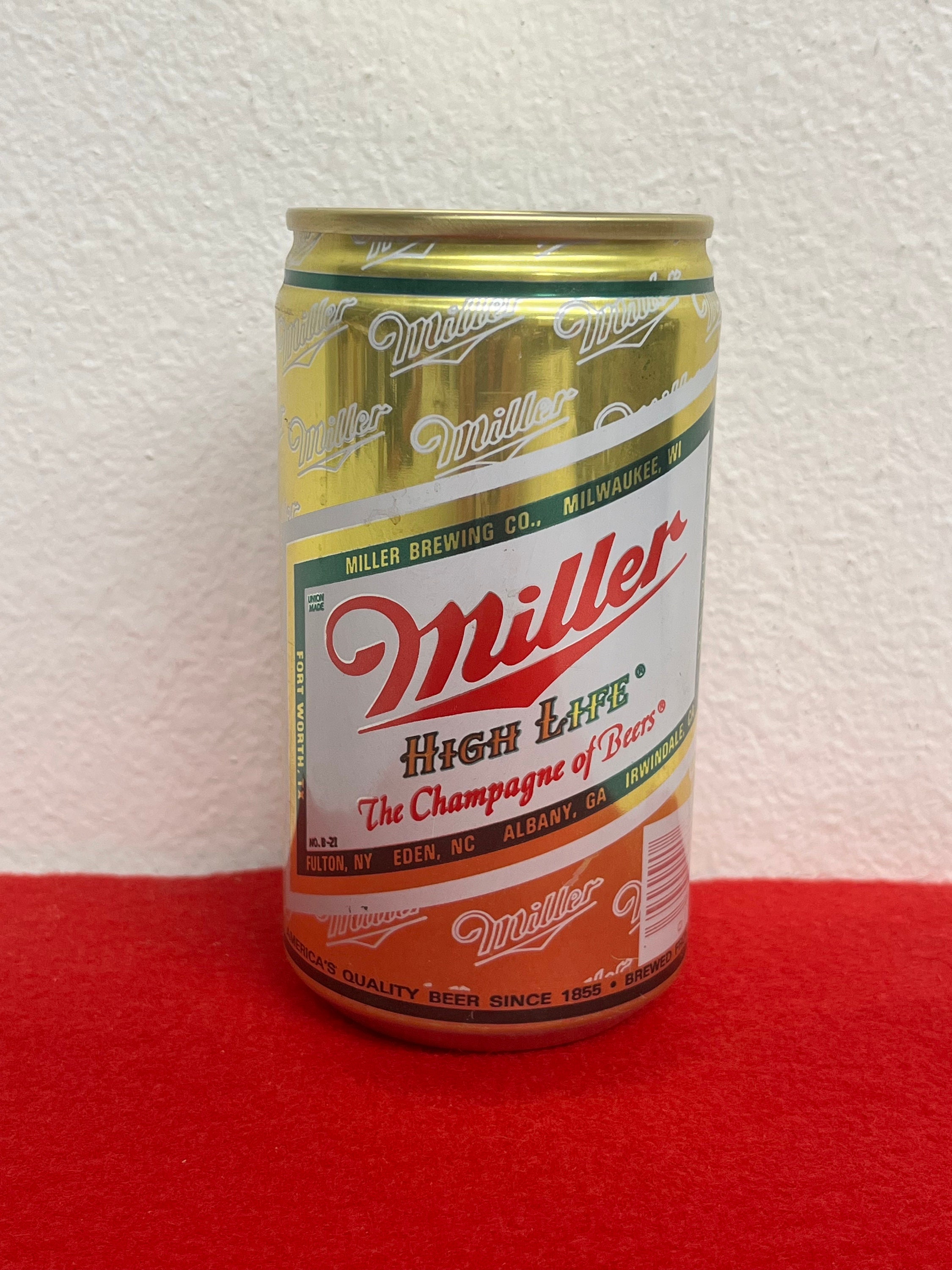 Vintage Miller High Life Full Size Beer Can Coin Bank - Etsy