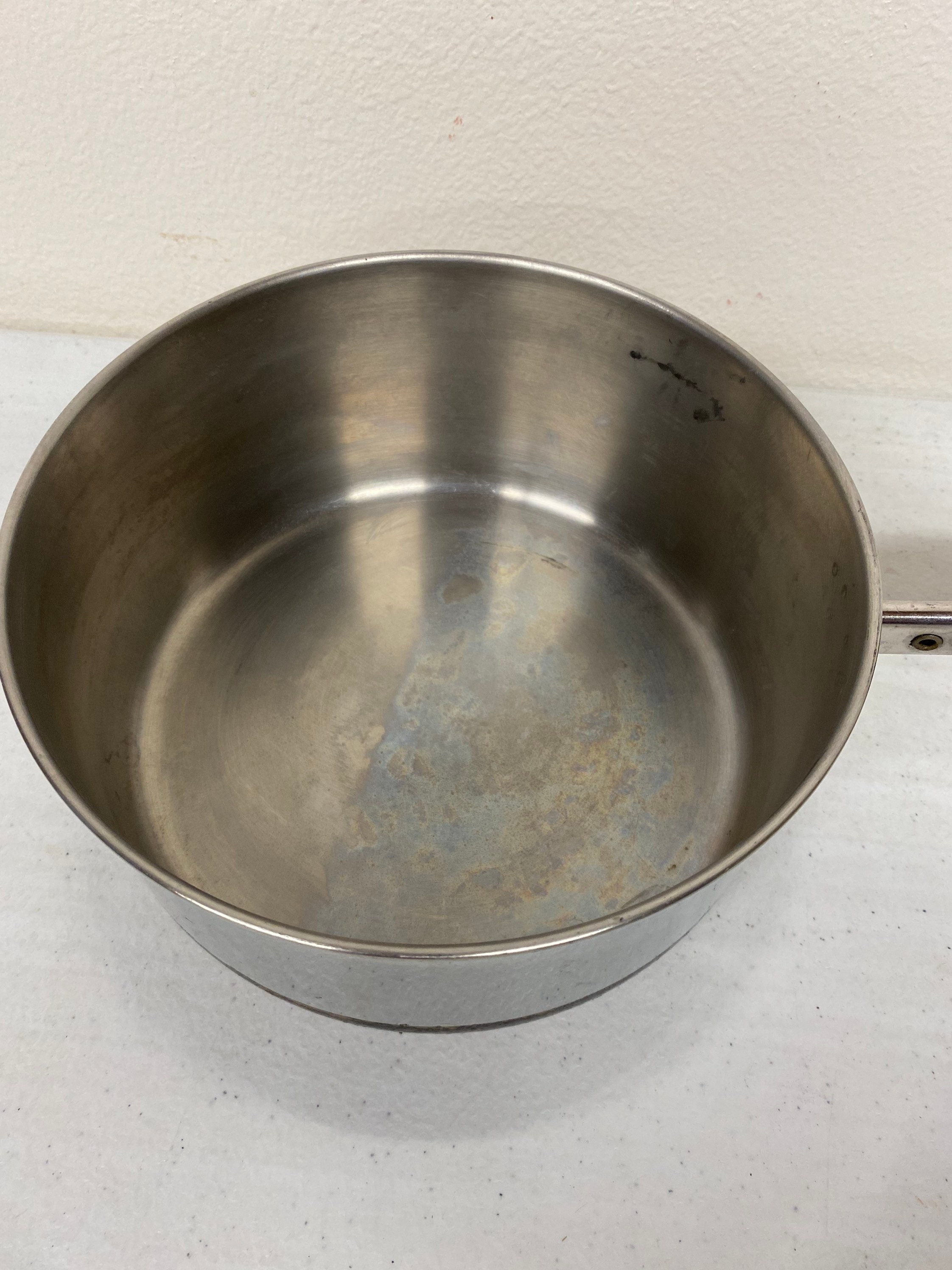 Vintage Revere Ware Stainless Steel Lidonly9 1/2 Wide. Fits Revere  Pot