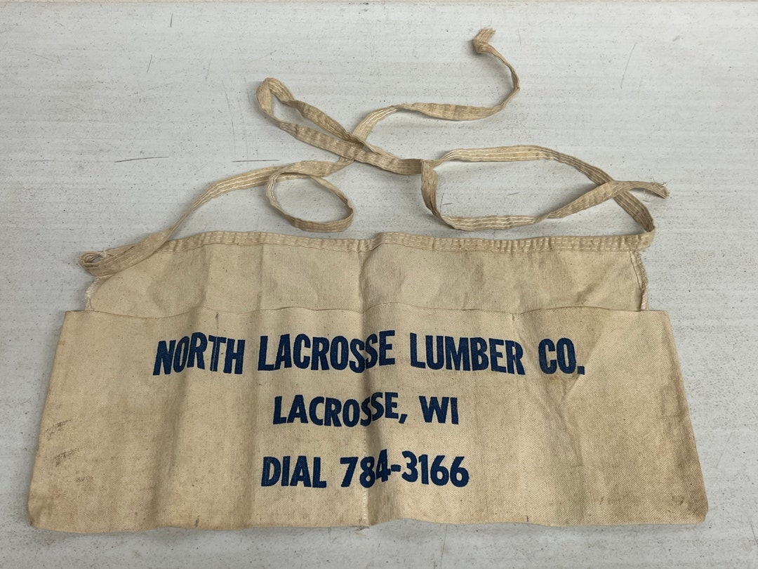Vintage North Lacrosse Lumber Co Canvas Nail Pouch Etsy