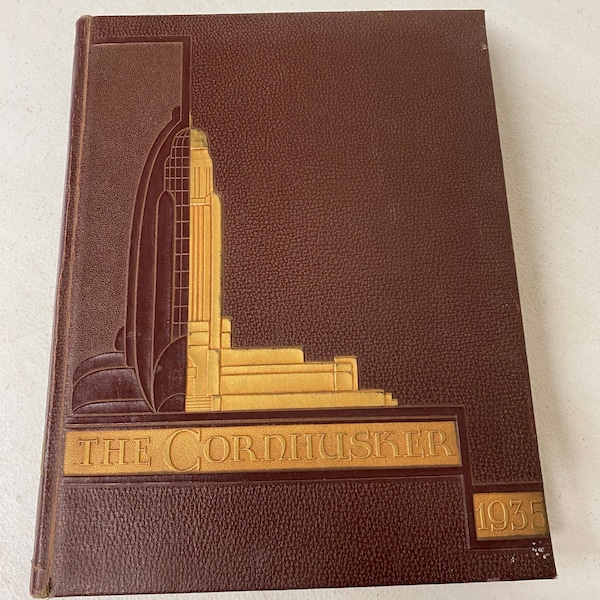 Vintage 1935 The Cornhusker Yearbook by University of Nebraska at Lincoln