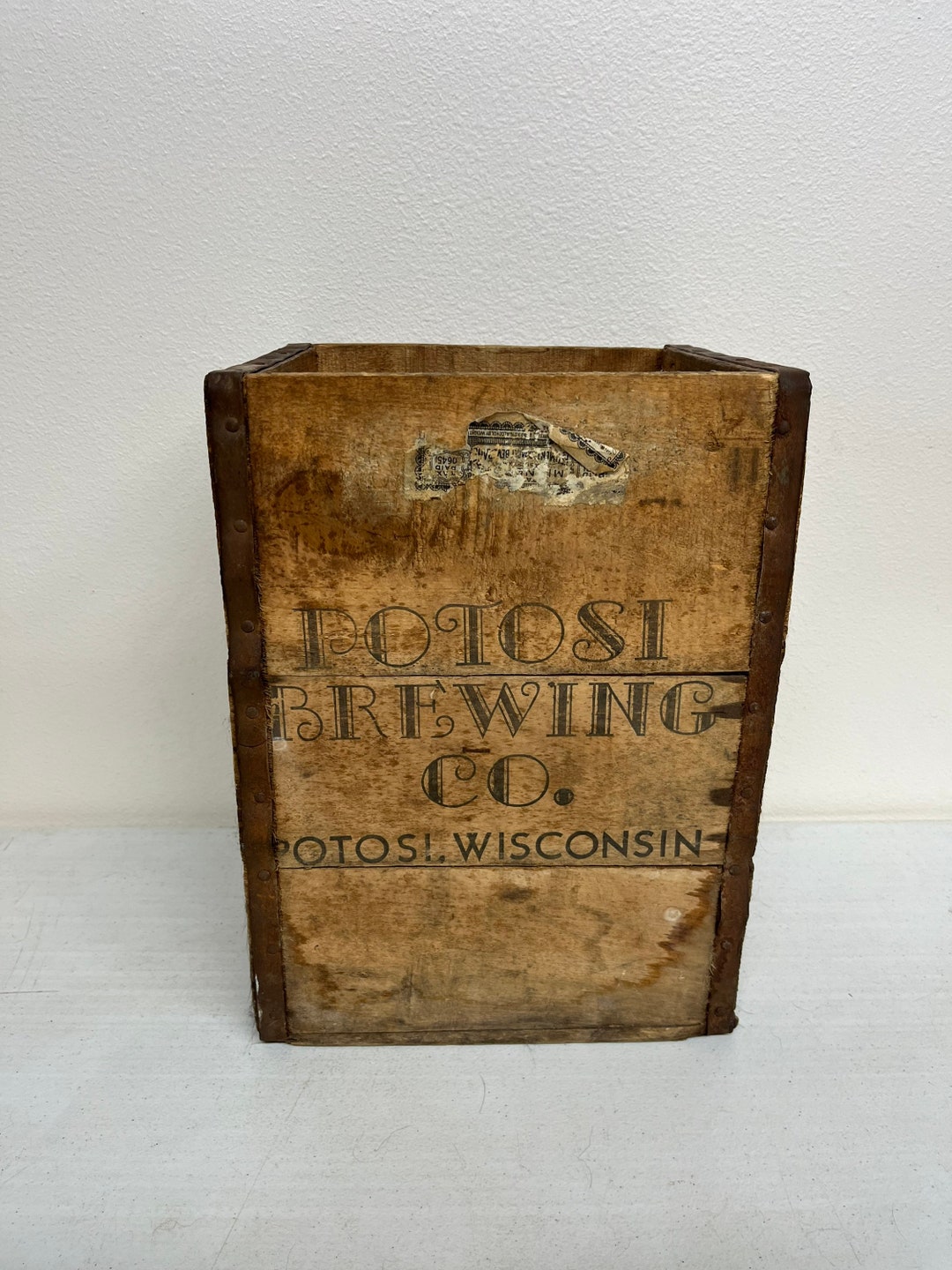 Antique Rare Potosi Brewing Company Beer Crate Potosi Etsy