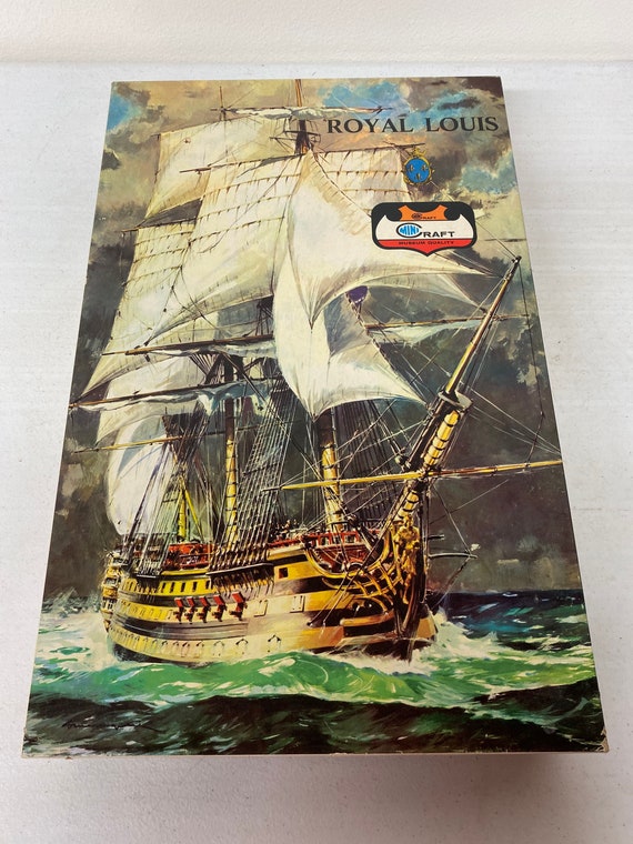 Vintage Royal Louis Ship Mini Craft Brand Model Kit in Box 