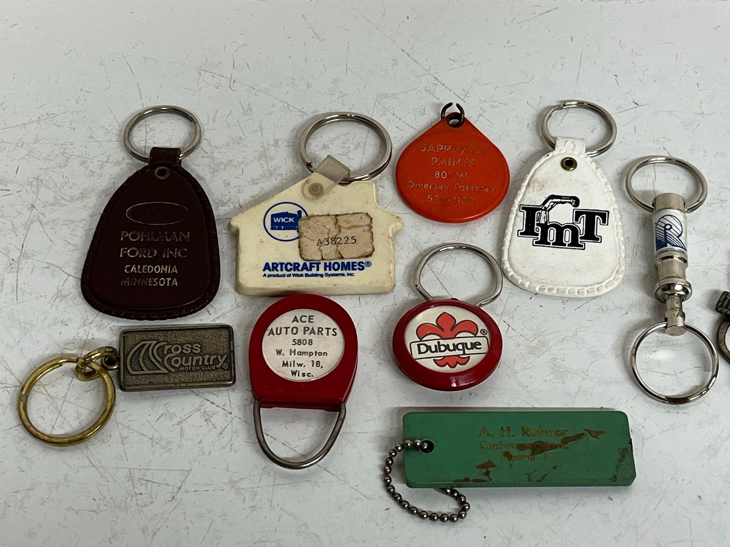 Vintage Advertising and Random Keychain Lot - Etsy