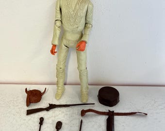 Vintage 1967 Marx Toys Geronimo Action Figure with Some Accessories