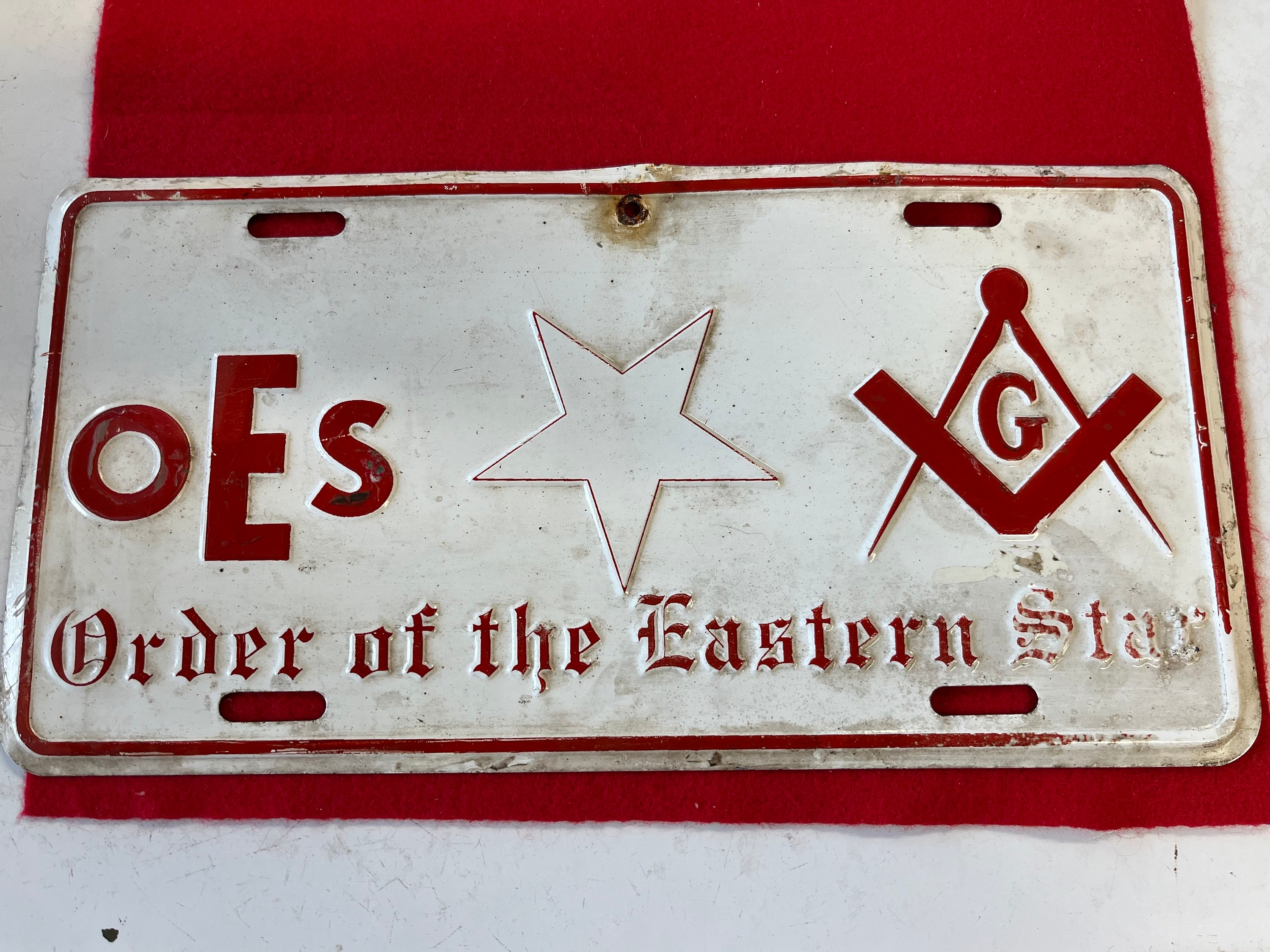 Vintage Order of the Eastern Star Souvenir Metal Plate Freemason - Etsy, image size:3000x2250