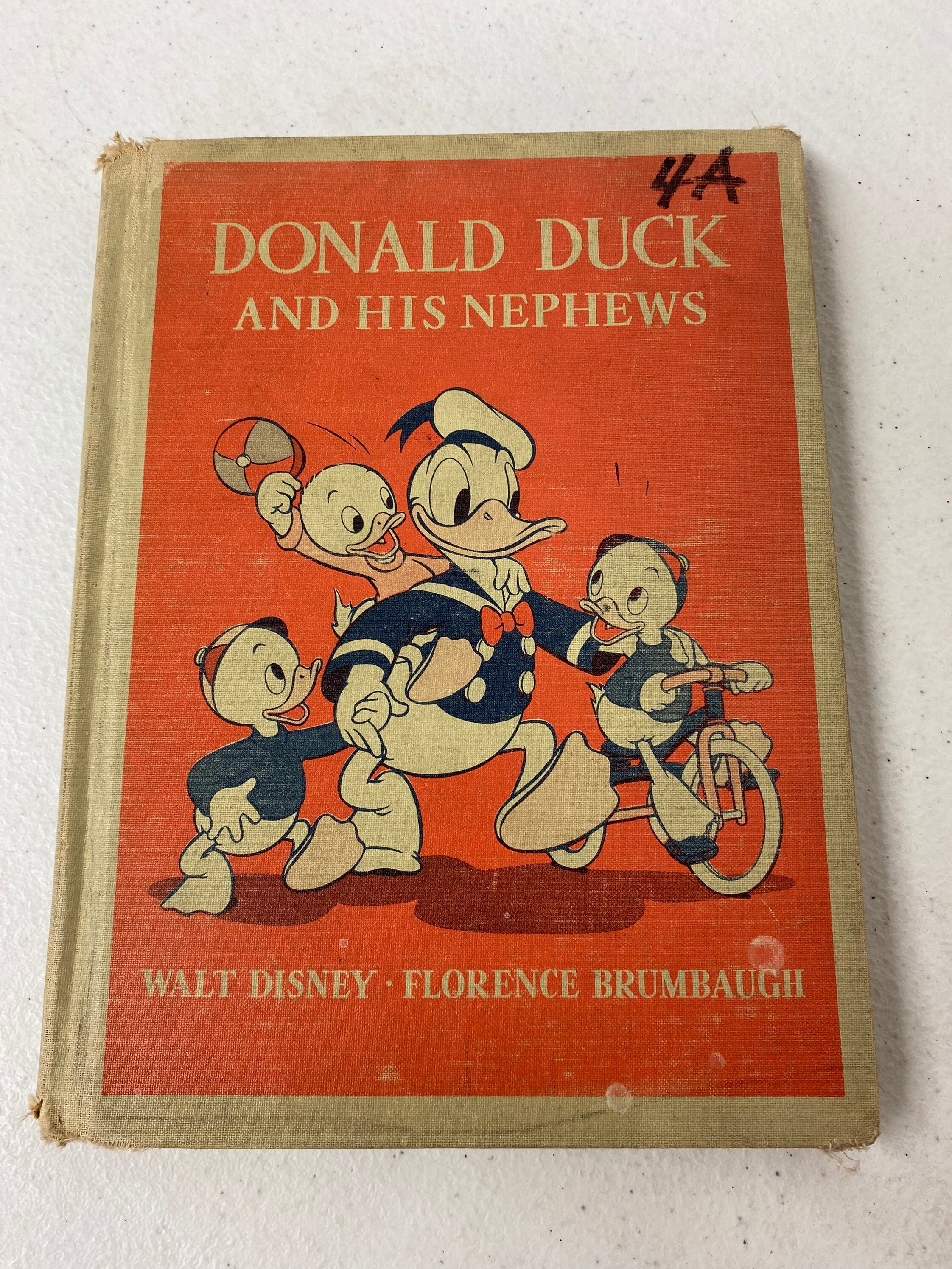 Vintage 1940 Donald Duck and His Nephews by Walt Disney and