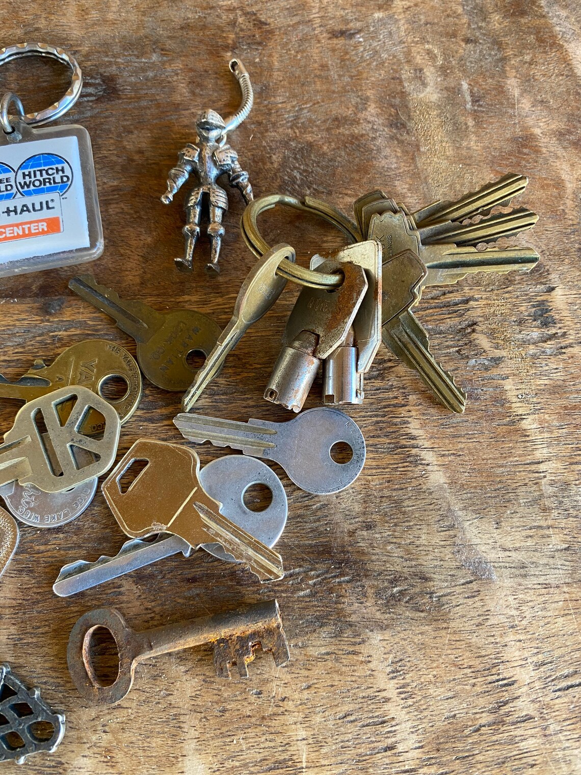Vintage Random Keys and Key Chains Lot 2 Etsy