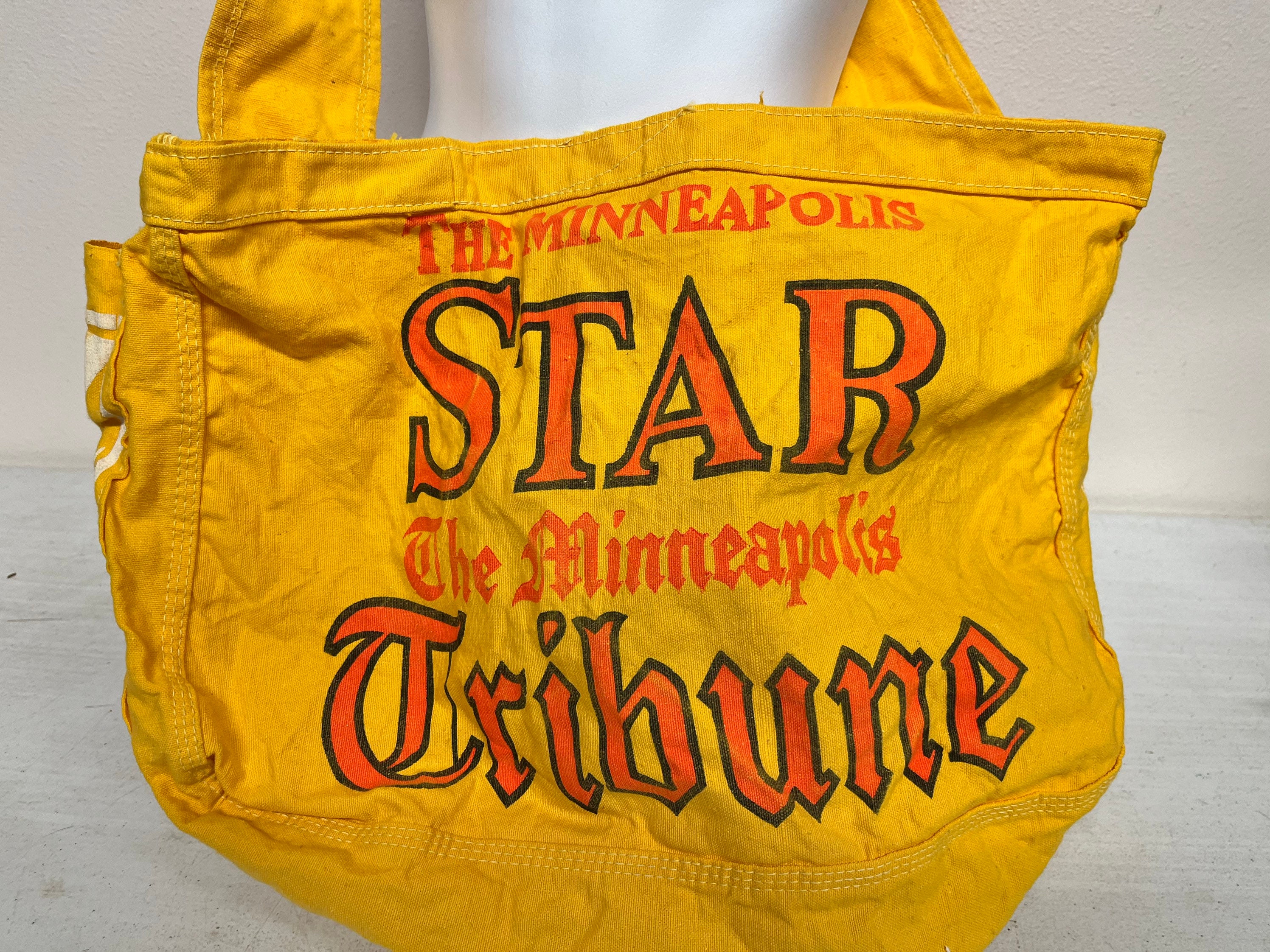 Vintage Minneapolis Star Minneapolis Tribune Canvas Newspaper
