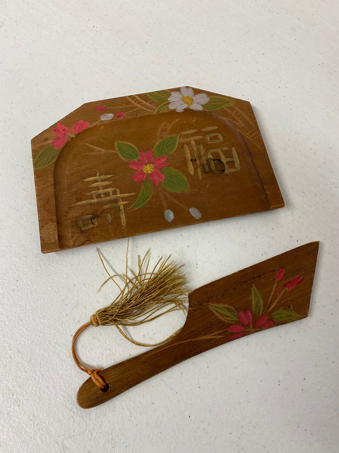 Vintage Wood Table Crumber Set Made in Japan Table Brush Table Etsy