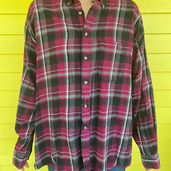 90s Flannel Shirt - Etsy