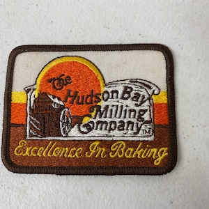 Vintage The Hudson Bay Milling Company Excellence in Baking Patch