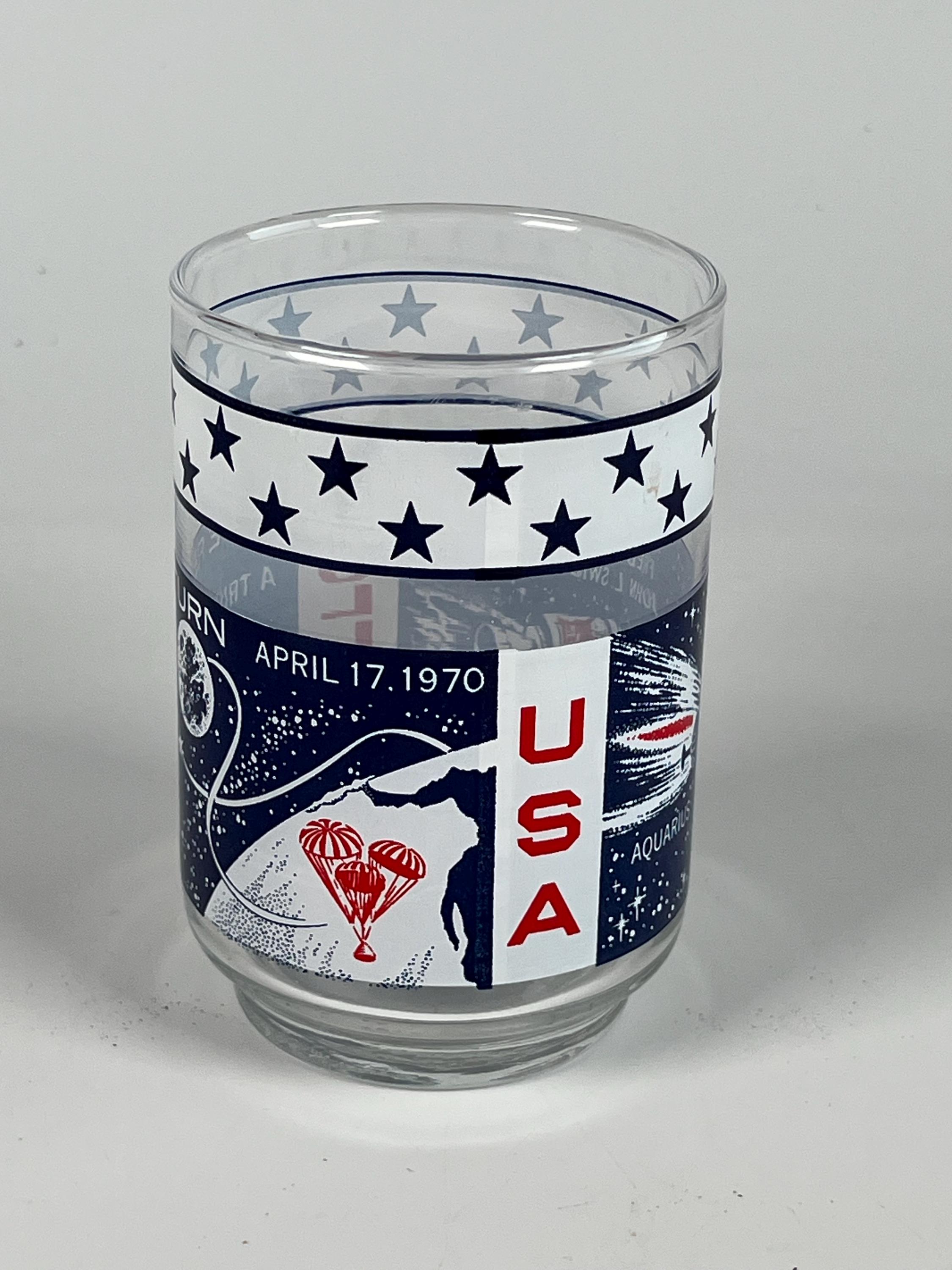 Apollo 13  1970年製　アポロ　 Vintage 1970 Apollo 13 Collector Series Glass - Etsy