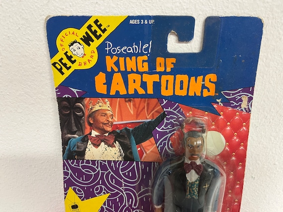 1988 Pee Wee's Playhouse King of Cartoons Figure by Matchbox in