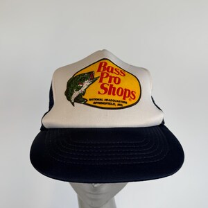Trucker Hat Vintage Bass Pros Shop - Etsy
