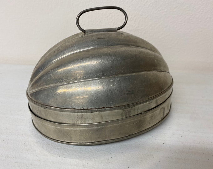 Vintage Metal Large Jello Mold Etsy