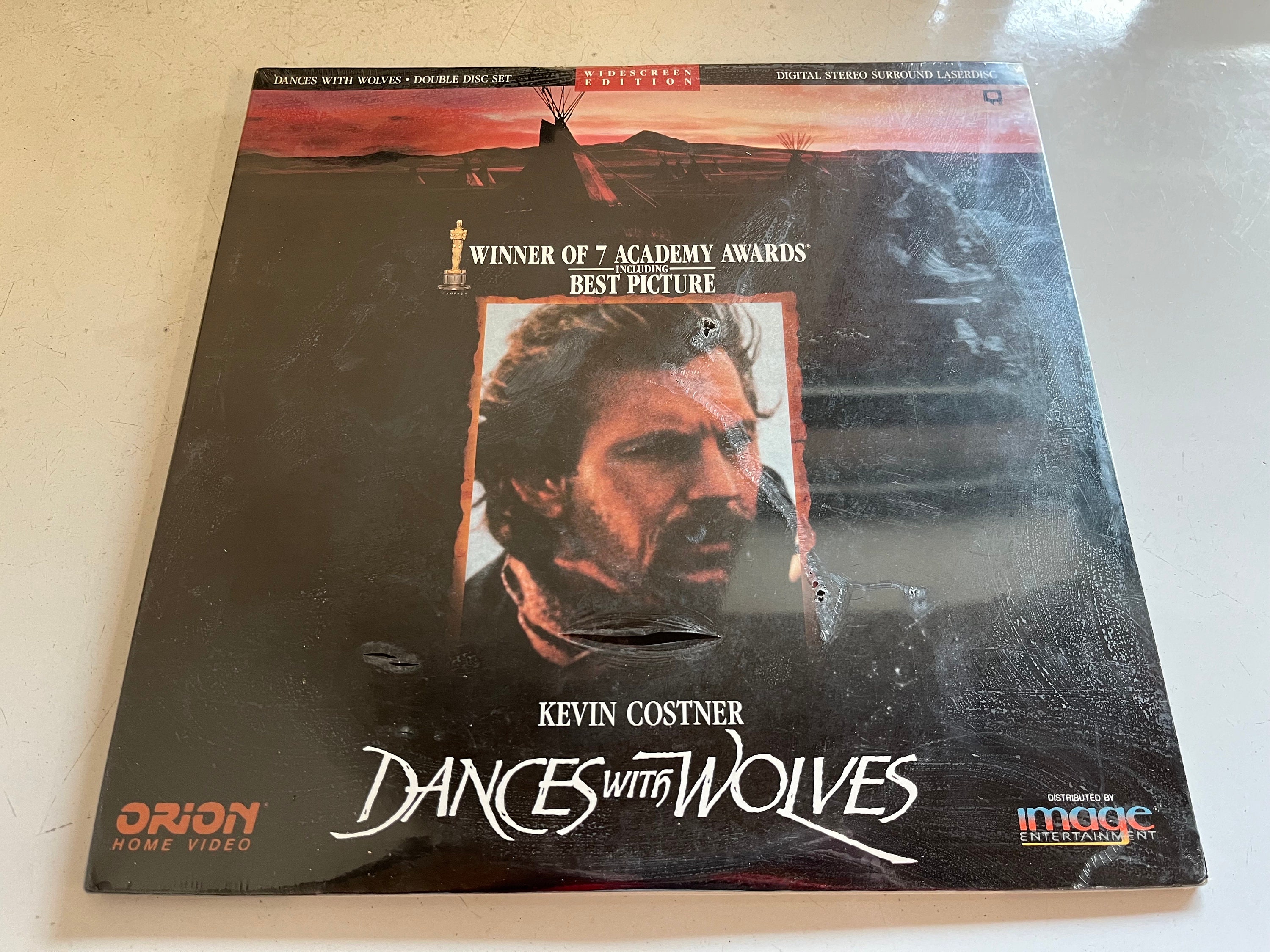 Dances with Wolves ハイビジョンLD Vintage SEALED 1990 Dances With Wolves Laserdisc by Orion Home