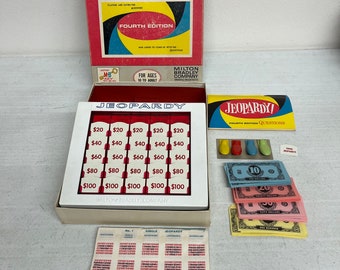 Vintage 1964 Jeopardy Home Game Fourth Edition