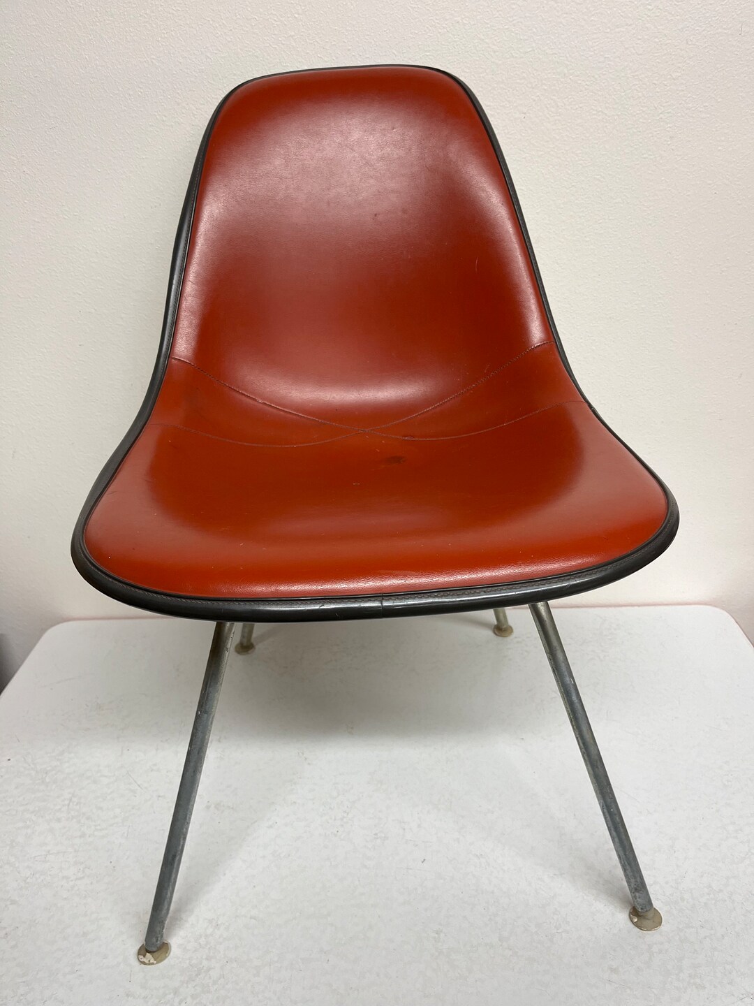 Pick up Only Vintage Original Mid Century Herman Miller Orange