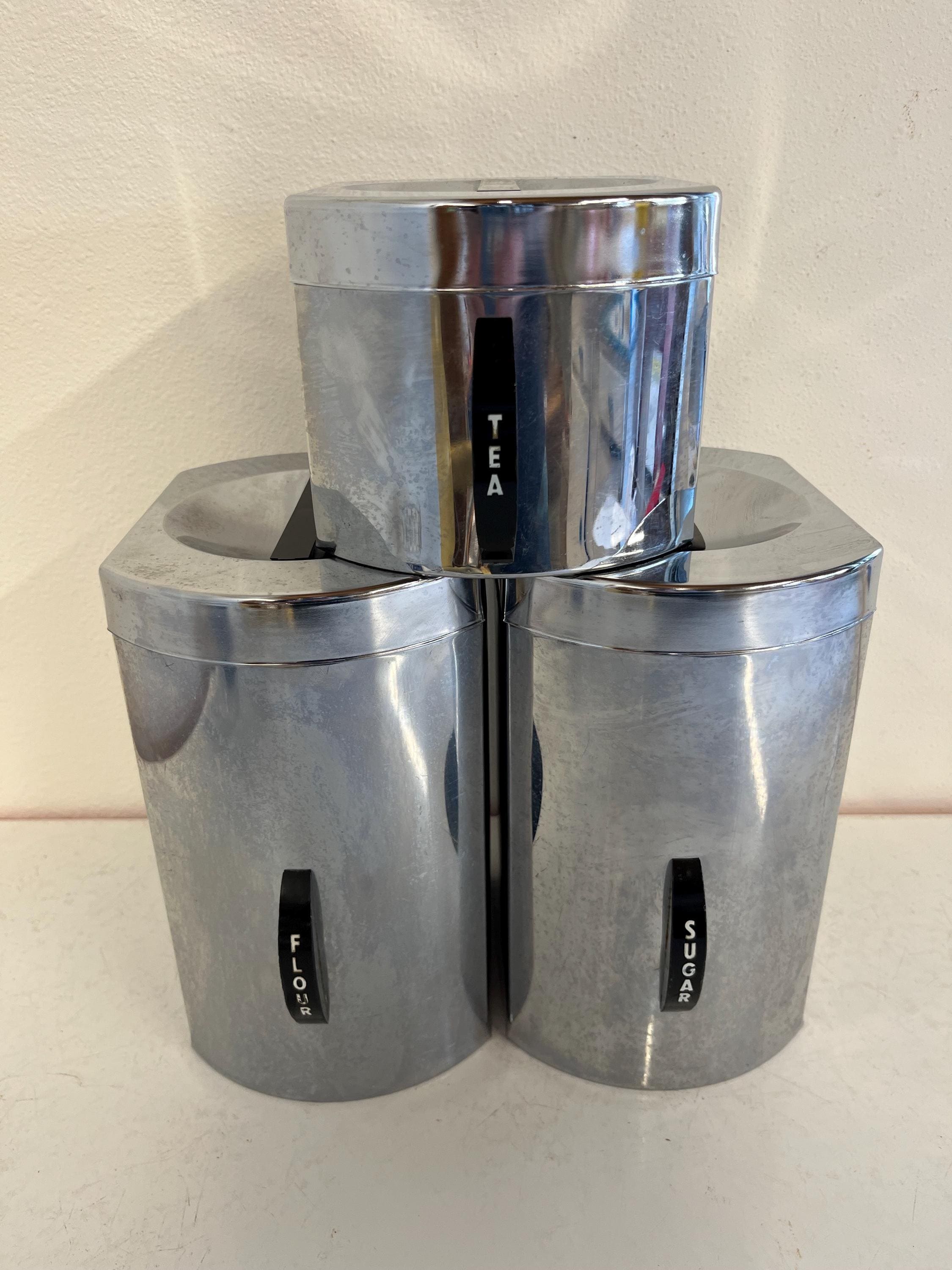 Kromex Tea Canister - Etsy