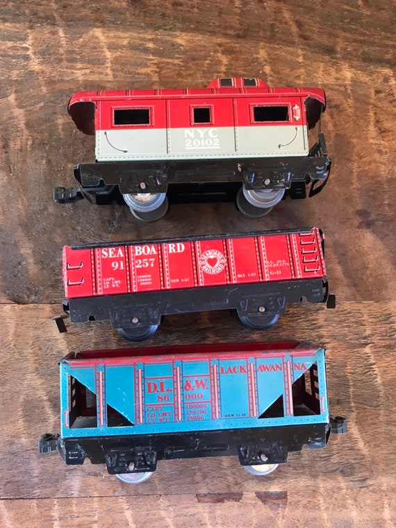 marx train cars