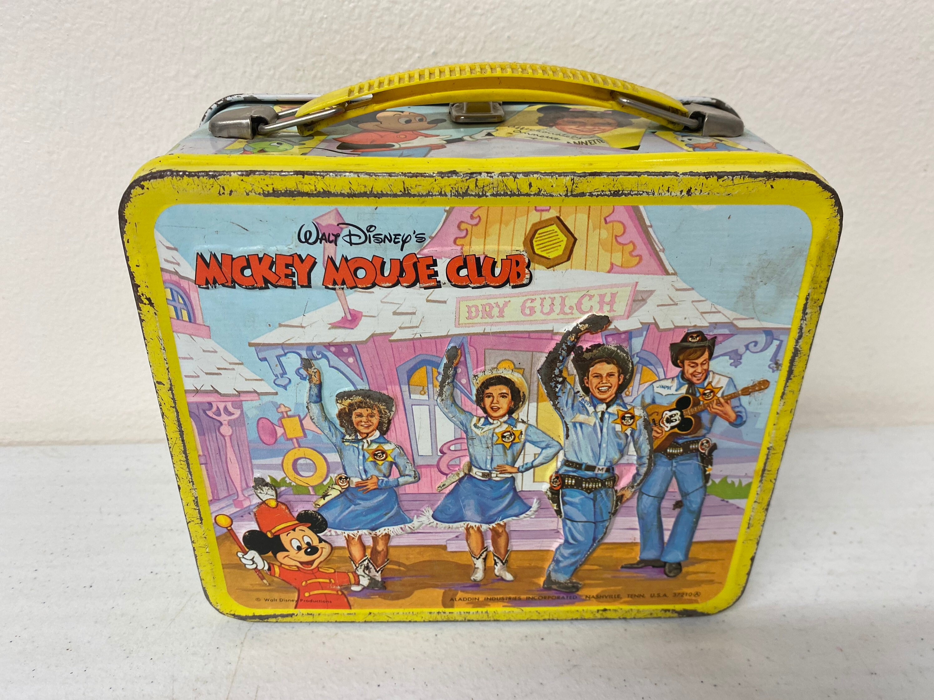 Other, Walt Disney Mickey Mouse Club Metal Lunch Box Made In Usa