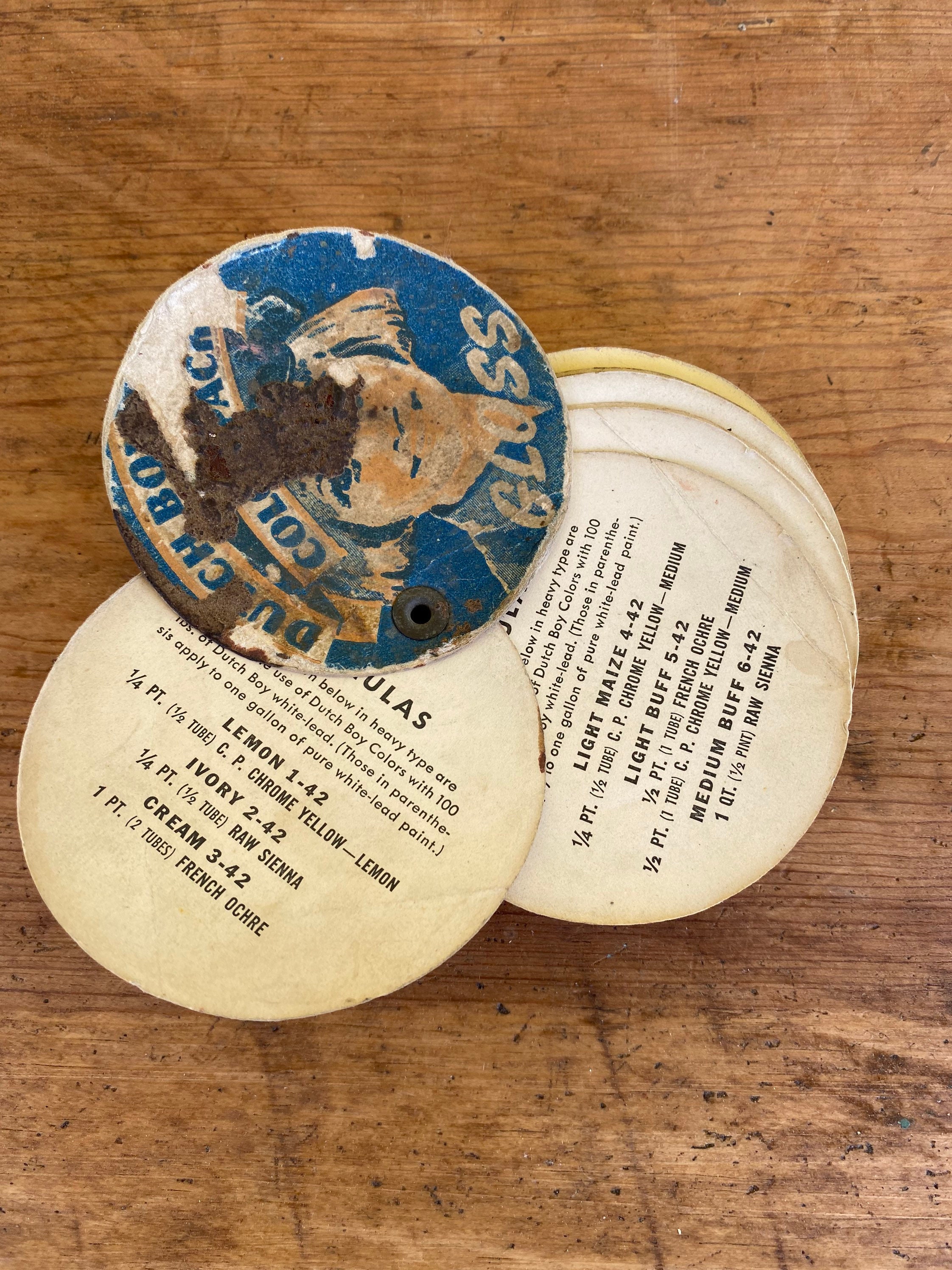 Vintage Dutch Boy Color Pack Display Flat and Gloss Color | Etsy