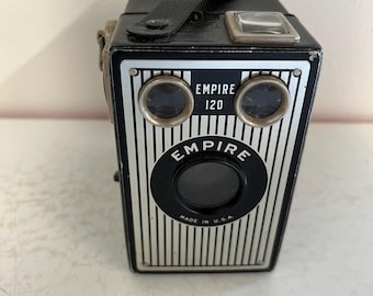 Vintage Empire 120 Box Style Camera Art Deco Made in USA