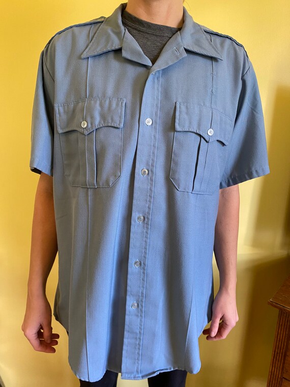 Vintage Flying Cross Light Blue Short 
