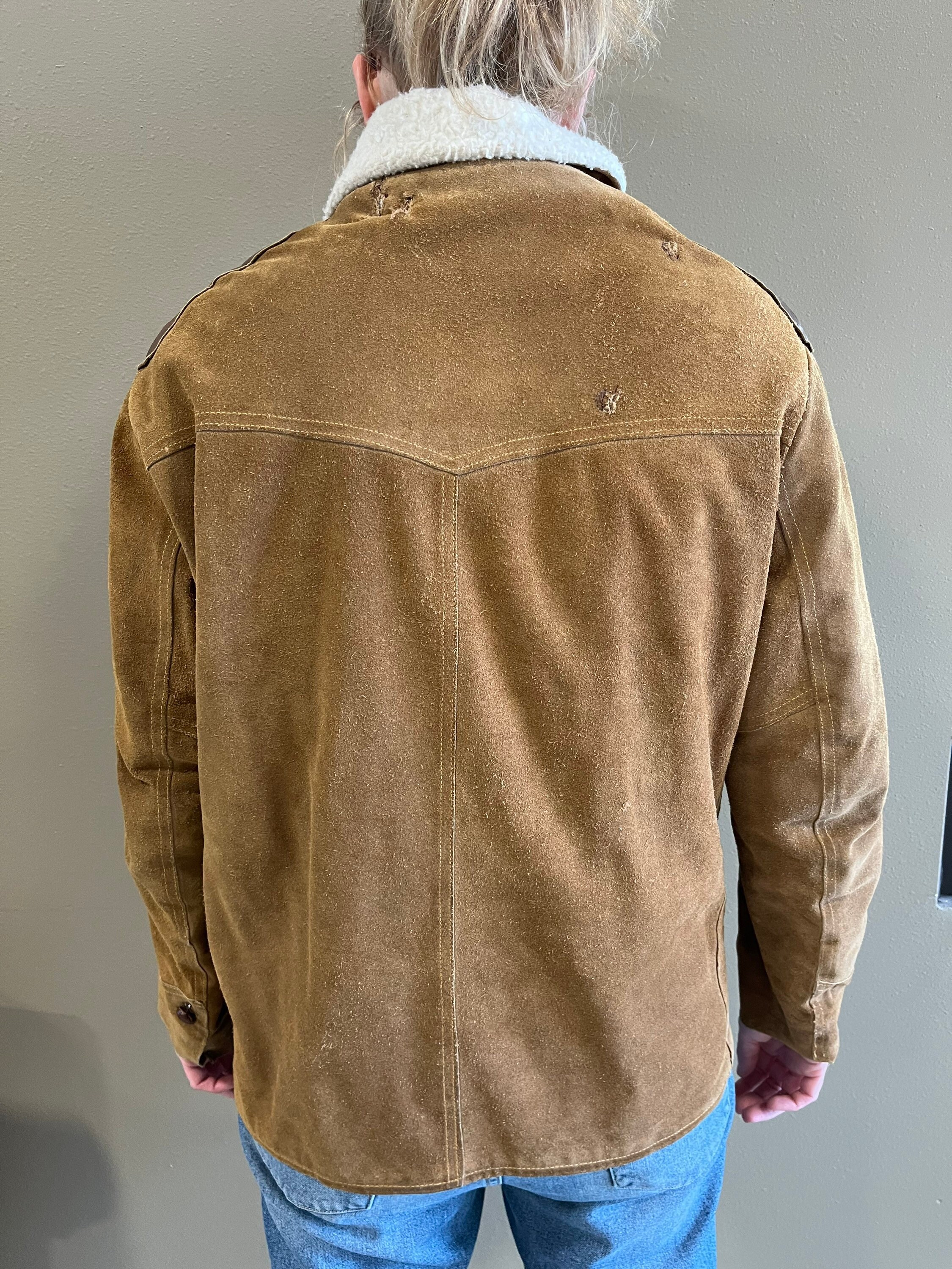 Vintage Golden Thread by Brill Bros Beige Long Sleeve Men's Vintage Golden Thread by Brill Bros Beige Long Sleeve Men's