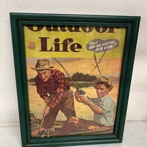 Outdoor Life Magazine Framed 