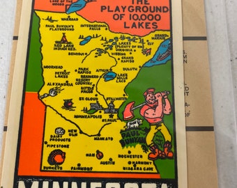 Vintage Impko Minnesota Unused Window Decals