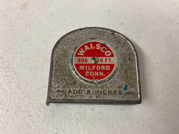 Vintage metal tape measure deals