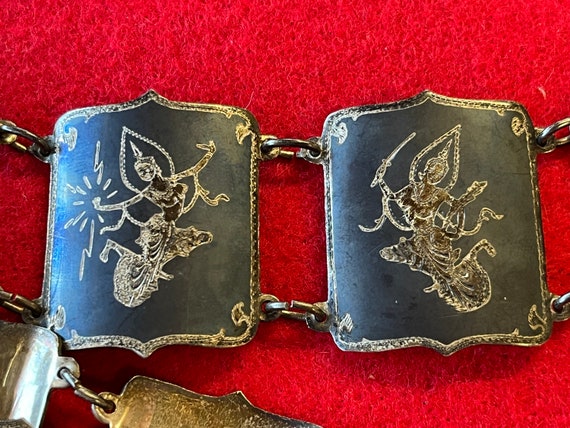 Vintage Sterling Metal Belt from Siam - image 4