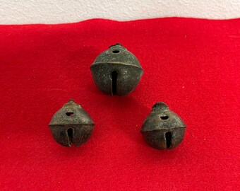 Collection of 3 Antique Sleigh Bells