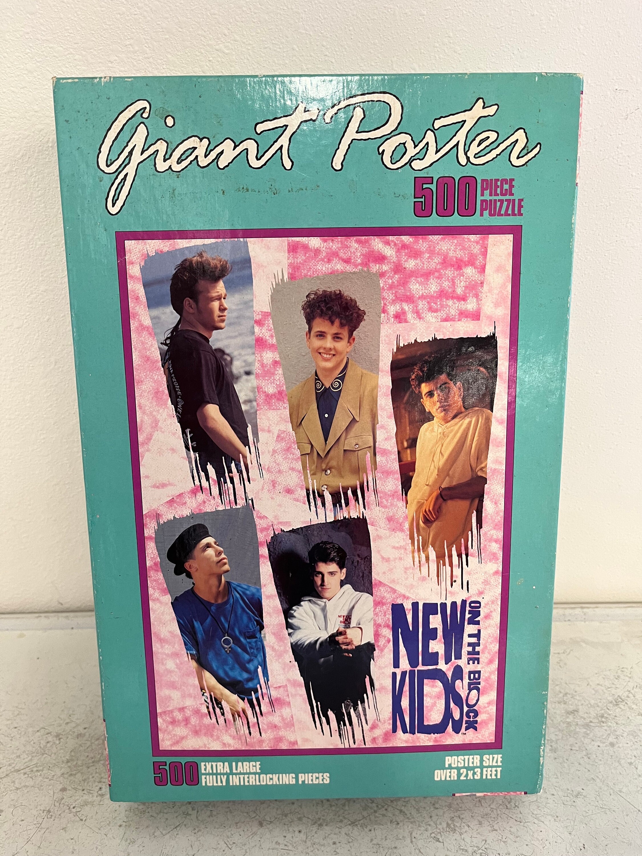 Vintage 1990 New Kids on the Block 500 Piece Puzzle by Milton