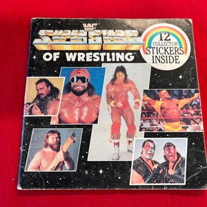 1991 WWF Superstars シール アルバム 新品未開封 Wwe Sticker Album - Etsy