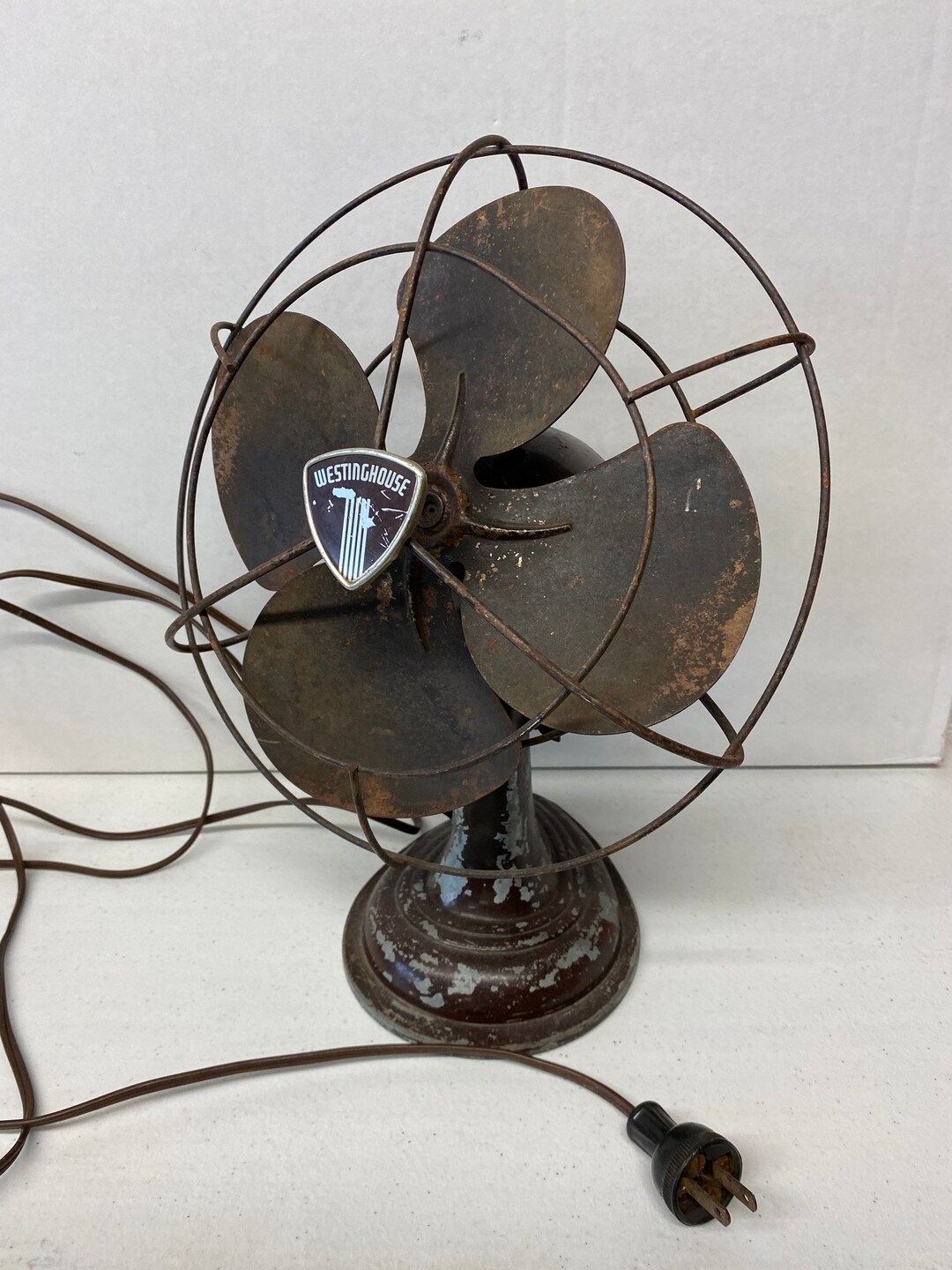 Vintage 1950s Westinghouse Electric Fan With Metal Blades in Working Condition Etsy