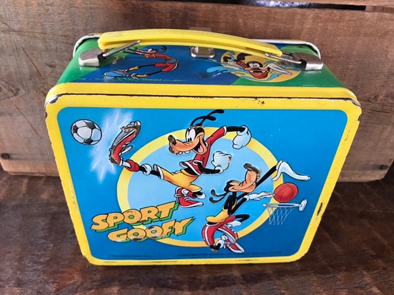 Vintage 1980s Sport Goofy Metal Lunch Box - Etsy