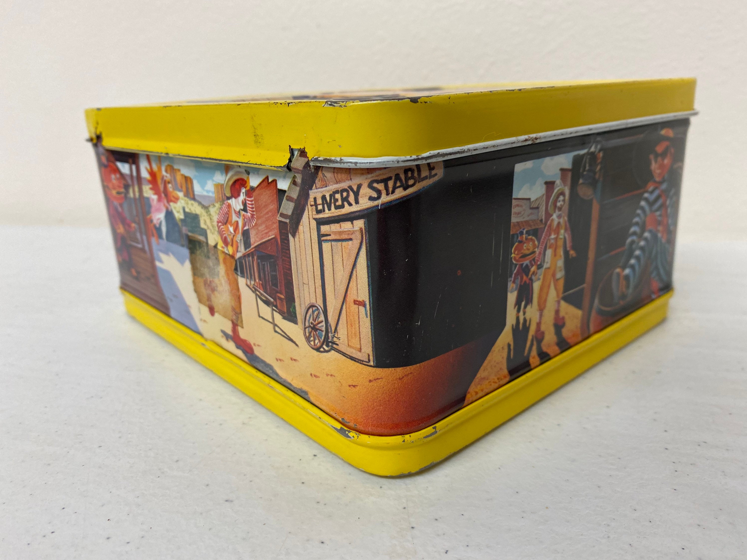 Vintage 1982 Mcdonalds Yellow Lunch Box by Aladdin Industries Etsy