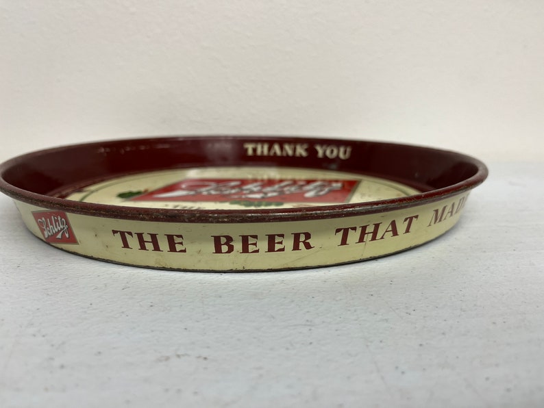 Vintage 1950s Schlitz Beer Tray the Beer That Made Milwaukee Etsy