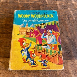 Vintage 1967 Woody Woodpecker and the Meteor Menace by Don Christensen Mini Children&#39;s Book